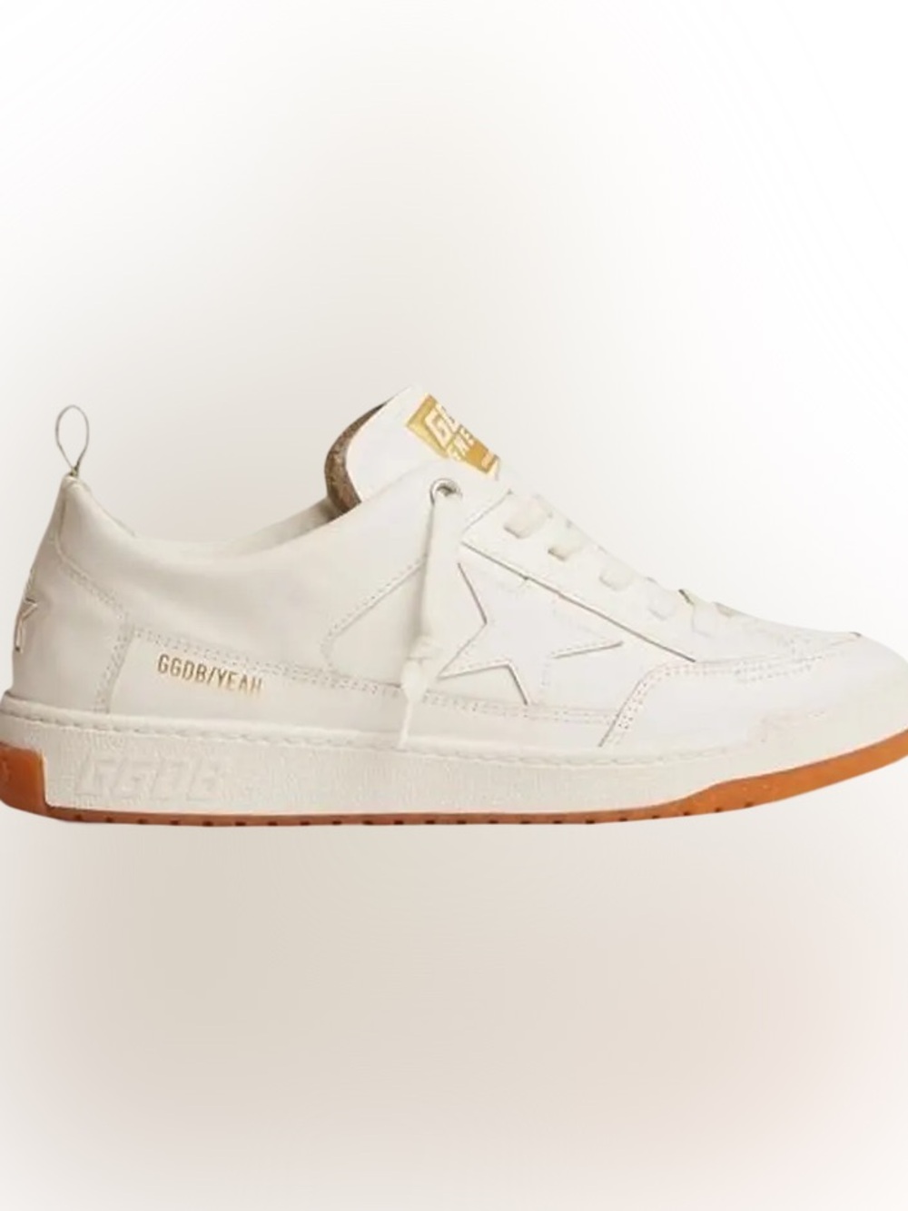 Golden Goose Yeah Sneakers in White Gum Size 36